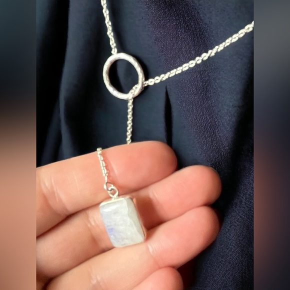 Jewelry - Moonstone Lariat Necklace